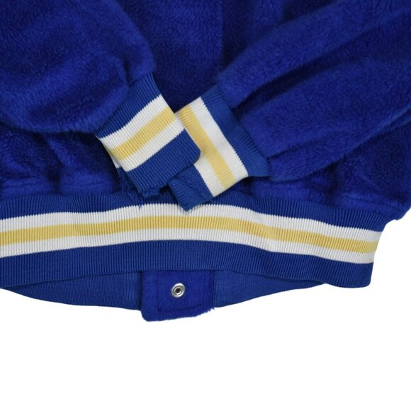 Vintage Cheer Jacket Women S-M Royal Gold Blue Varsity Lettermans Cheerleading - Picture 5 of 11